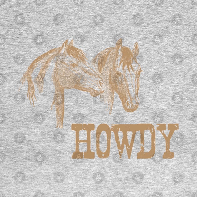 Two Horses with Text by Biophilia